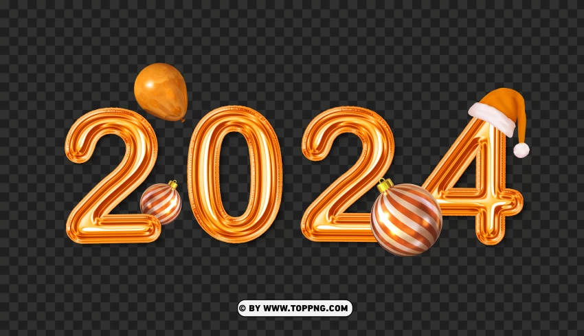 Free Download HD PNG 2024 Yellow Gold Balloons Style Transparent   2024 Yellow Gold Balloons Style Transparent Clear Png 11692371762lllrjnjt6z.webp