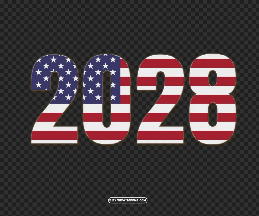 2028 Usa Flag Typography Transparent Png 11676660102fifesjxizi.webp