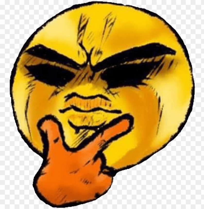 Transparent Emoji Thinking Png Jojo Bizarre Adventure Emotes Png