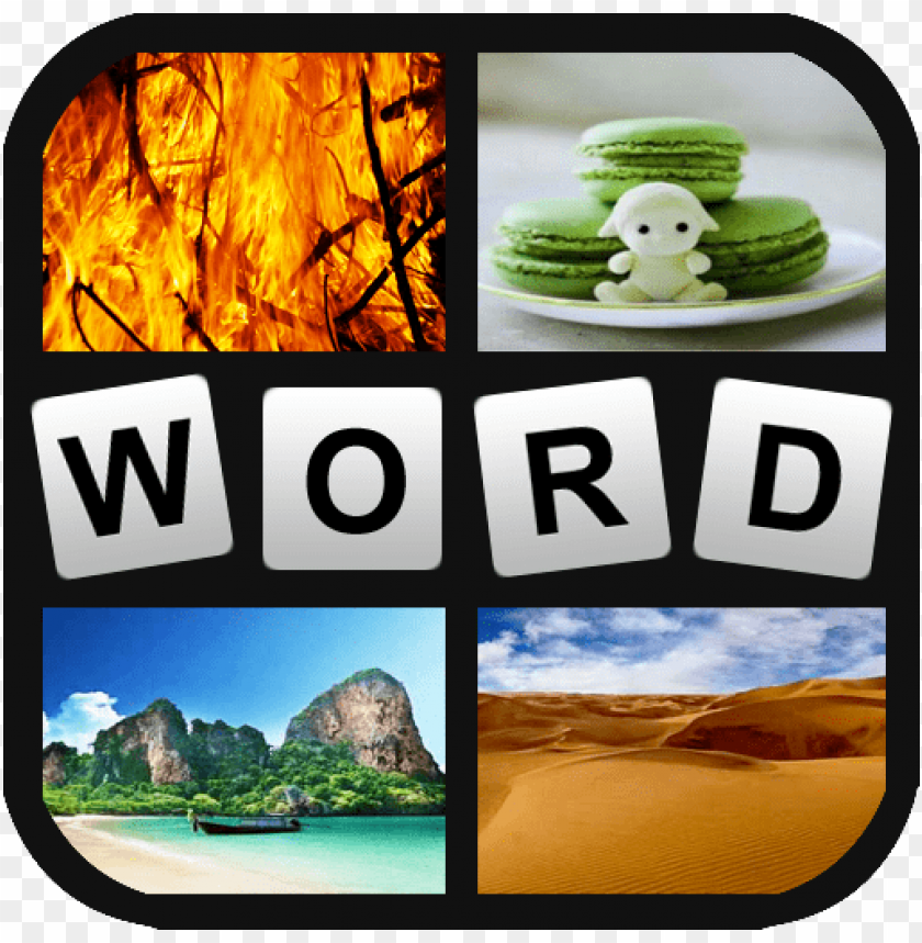 Free download HD PNG 4 pics 1 word logo PNG transparent with Clear Background ID 99792 TOPpng