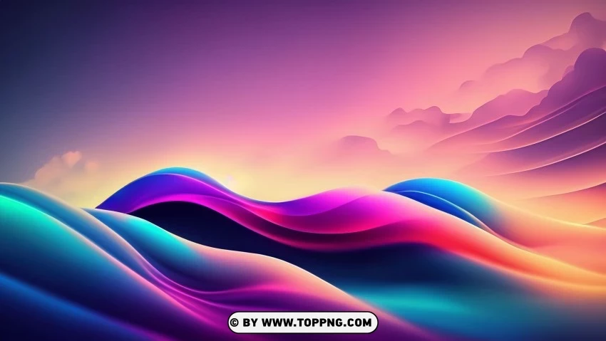 Free download | HD PNG 4k abstract waves wallpaper and lines in vibrant ...