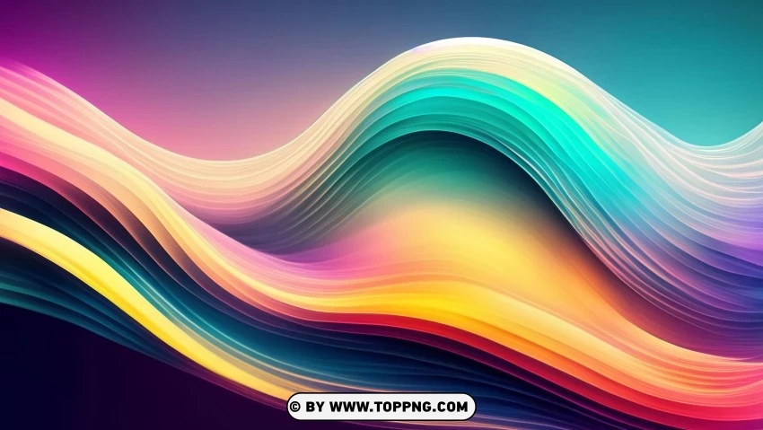 Free download | HD PNG 4k wallpaper abstract vibrant waves with lines ...