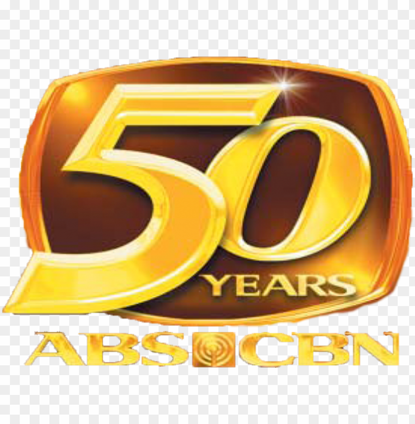 Free download HD PNG 50 years abs cbn 3d logo PNG transparent with