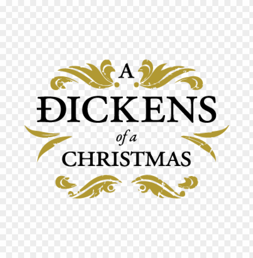 Free download HD PNG a dickens of a christmas vector logo download