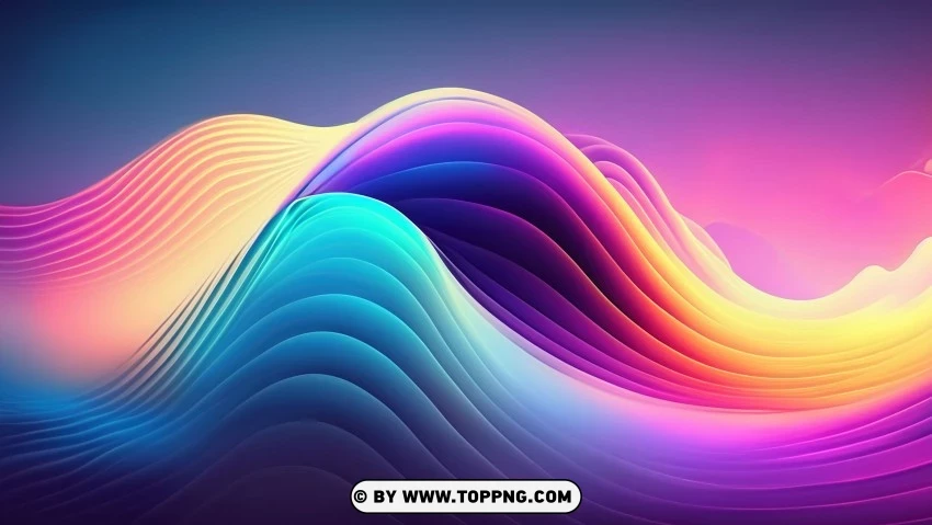 Free download | HD PNG abstract colorful wave lines in motion 4k ...