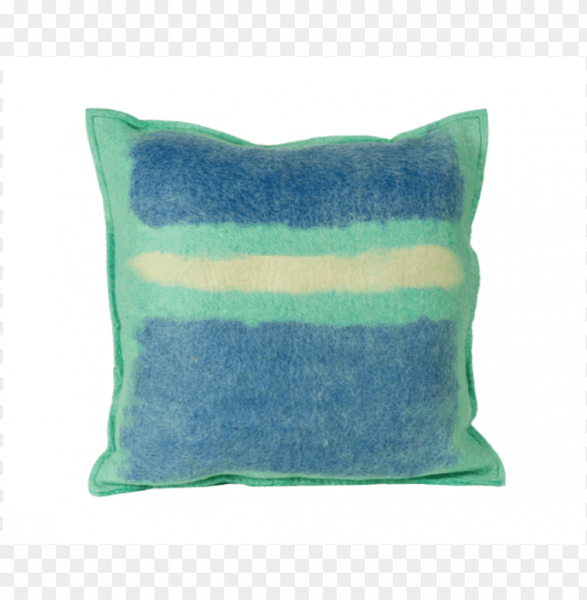 abstract sky color splash felted wool throw pillow png image with transparent background toppng toppng