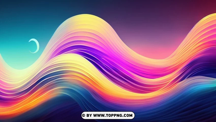 Free download | HD PNG abstract vibrant waves in 4k wallpaper motion ...