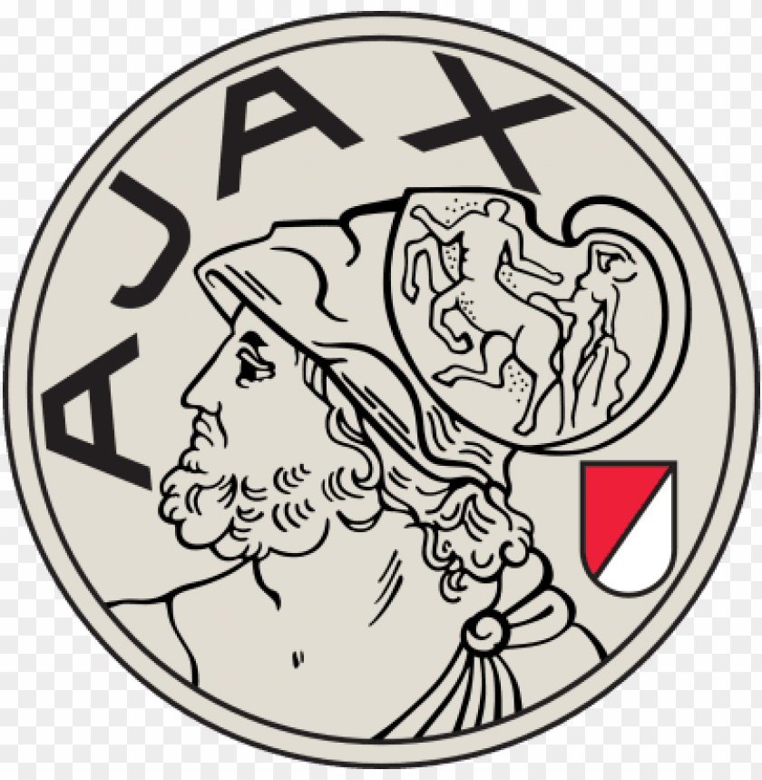 Free Download Hd Png Afc Ajax Old 3 Ajax Amsterdam Old Logo Png