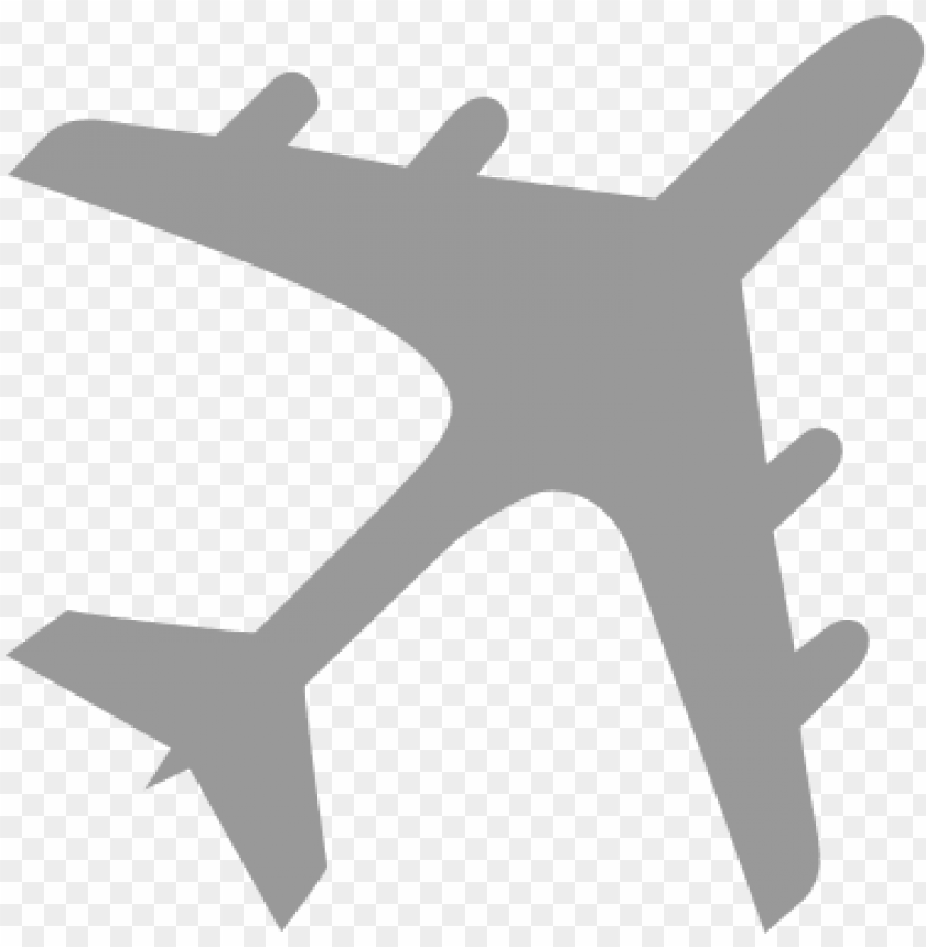 Free download | HD PNG airplane silhouette gray transparent background ...