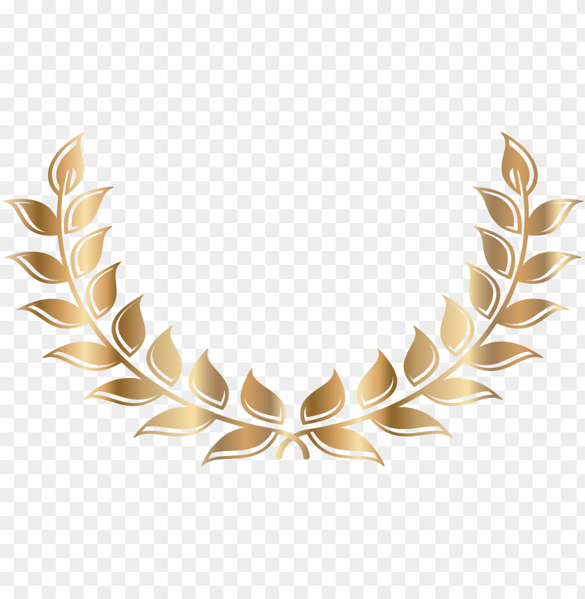 Free download | HD PNG golden laurel wreath on PNG transparent with ...
