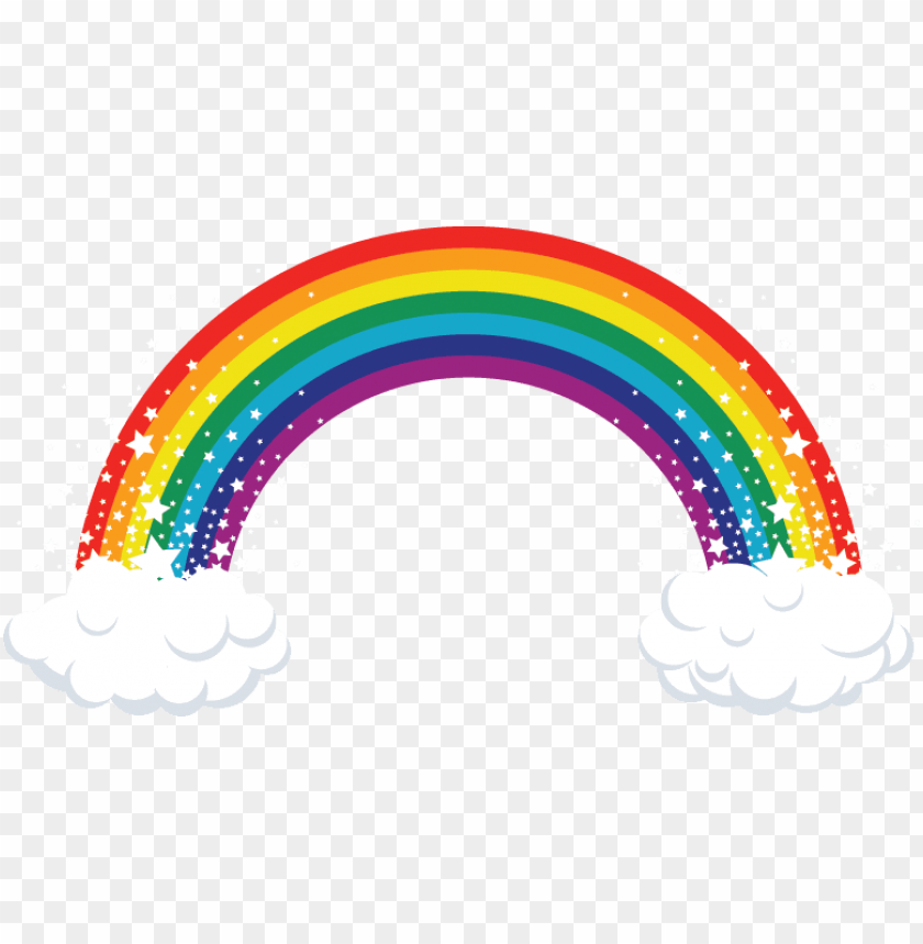 Download Rainbow Cake Topper Printable Png Free PNG