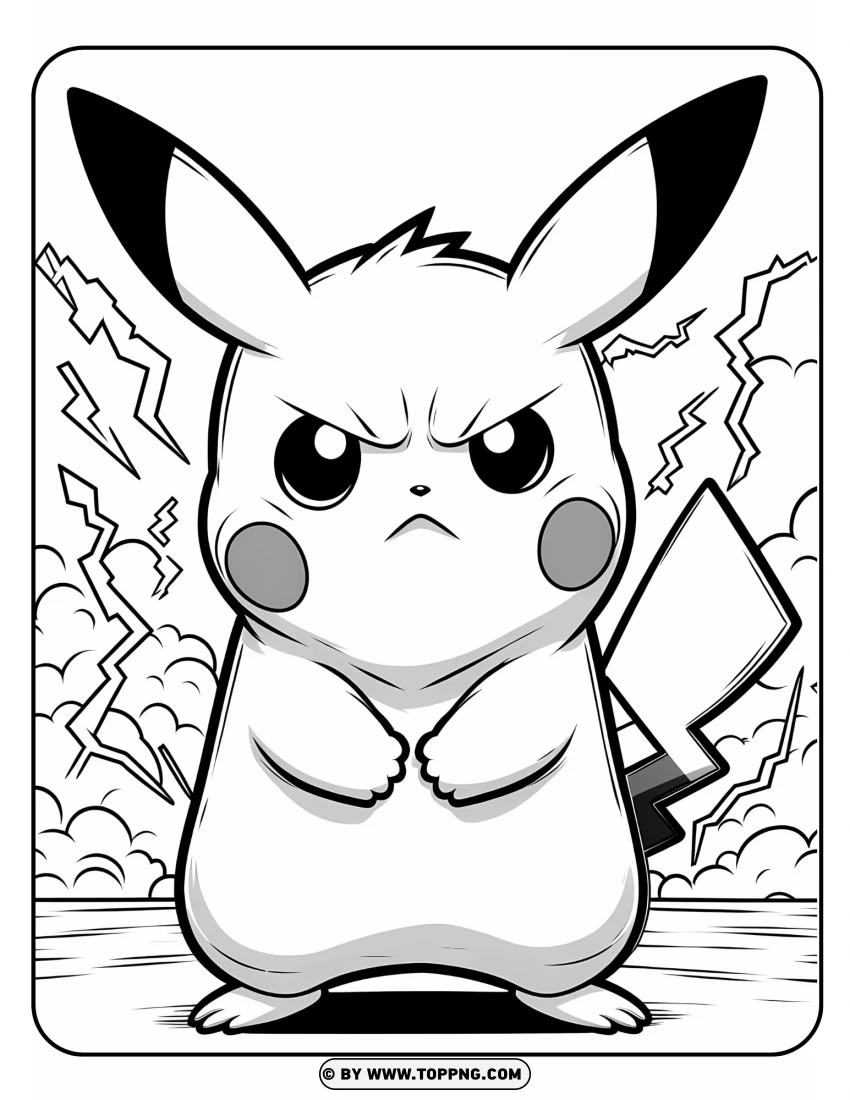 Pickachu Angry Pikachu PNG & clipart images - Page 5 | TOPpng
