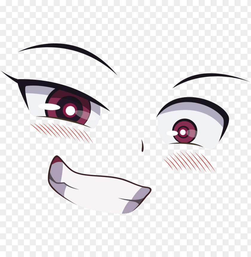 anime eyes and blush PNG image with transparent background ...