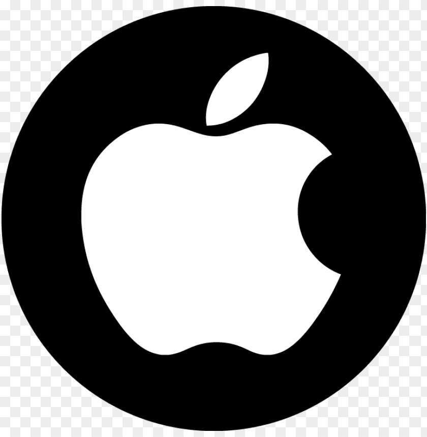 Free Download HD PNG Apple Logo Black Rounded Png Image Apple Png Transparent Logo PNG Image