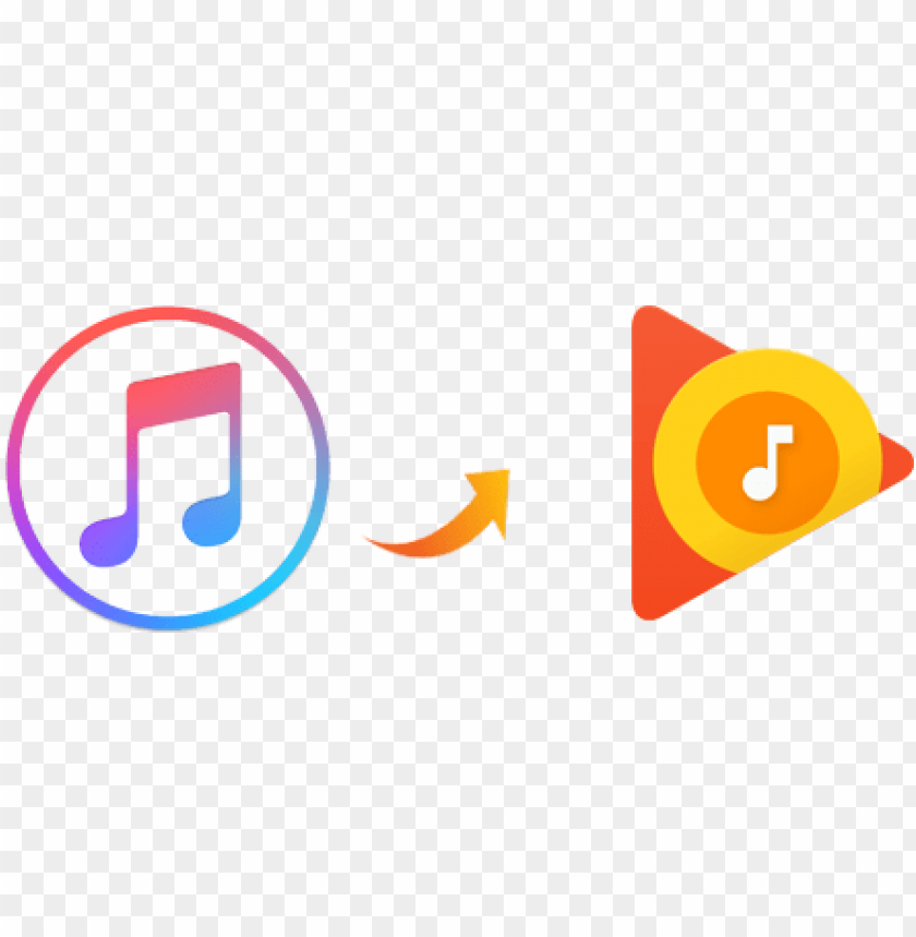 Apple Music To Google Play Music Music Streaming Services Logo