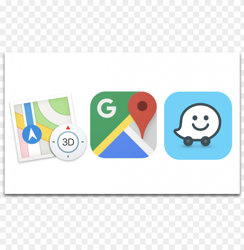 Free Download Hd Png Apple Vs Google Vs Waze Png