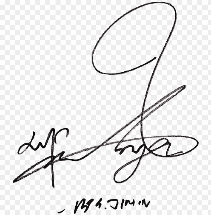 Download ark jimin signature - bts jimin signature png - Free PNG