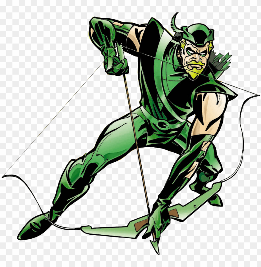 Free Download Hd Png Arqueiro Verde Green Arrow Super Powers Marvel Dc Green Arrow Comic Png 2584