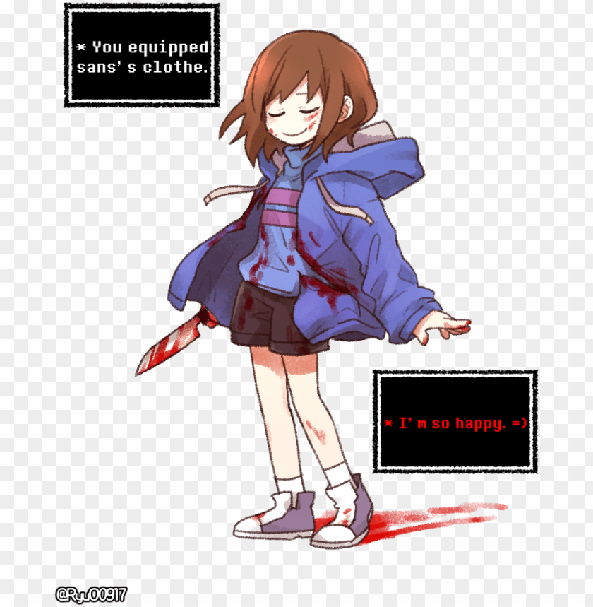 Download art, frisk, and undertale image - genocide frisk ...