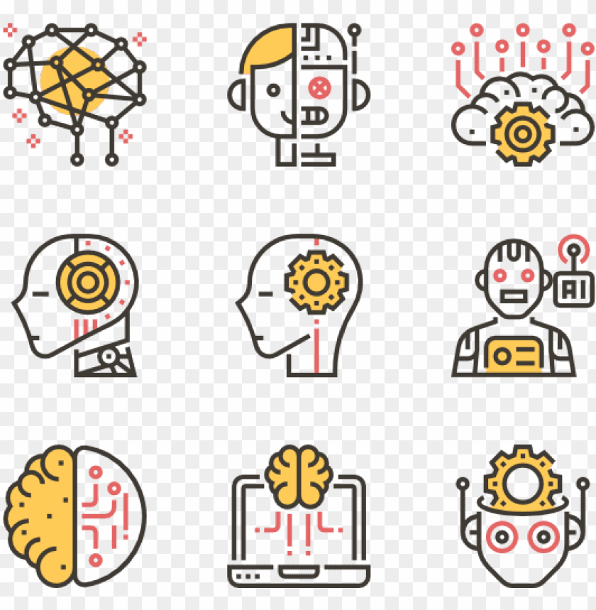 Free download | HD PNG artificial intelligence travel icon vector PNG ...