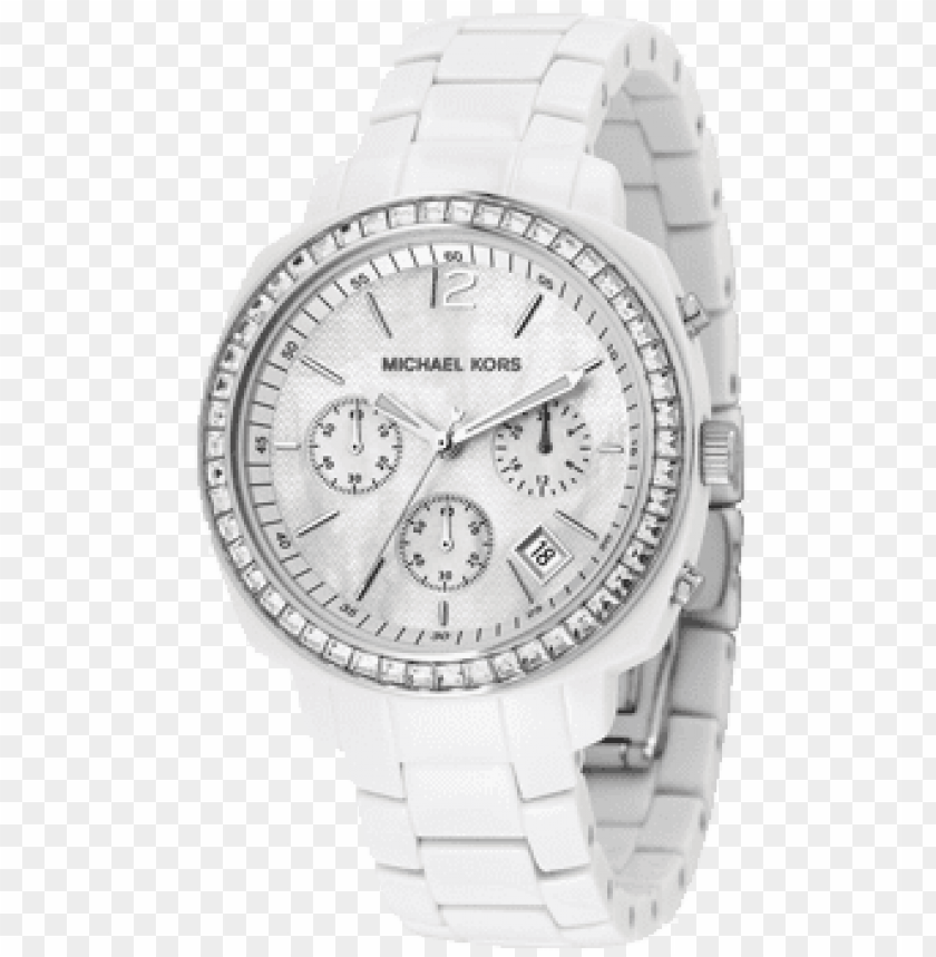 michael kors transparent watch