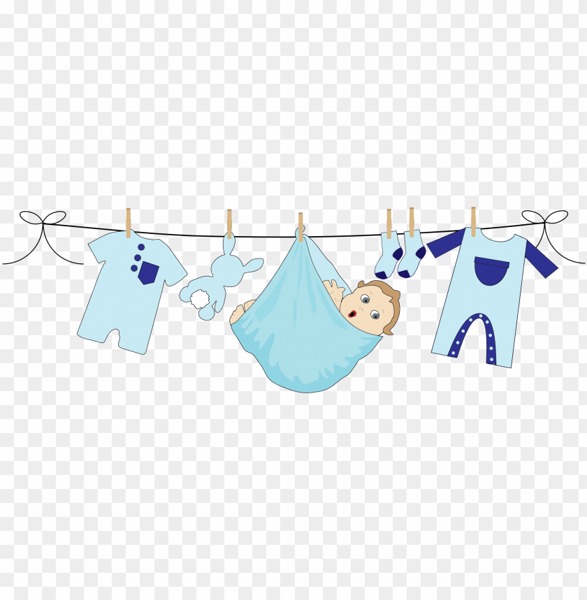 Download Baby Clothes Line Png Vector Transparent Download Transparent