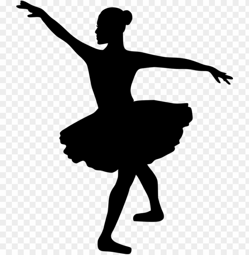 Download ballet dancer silhouette tutu ballerina clipart