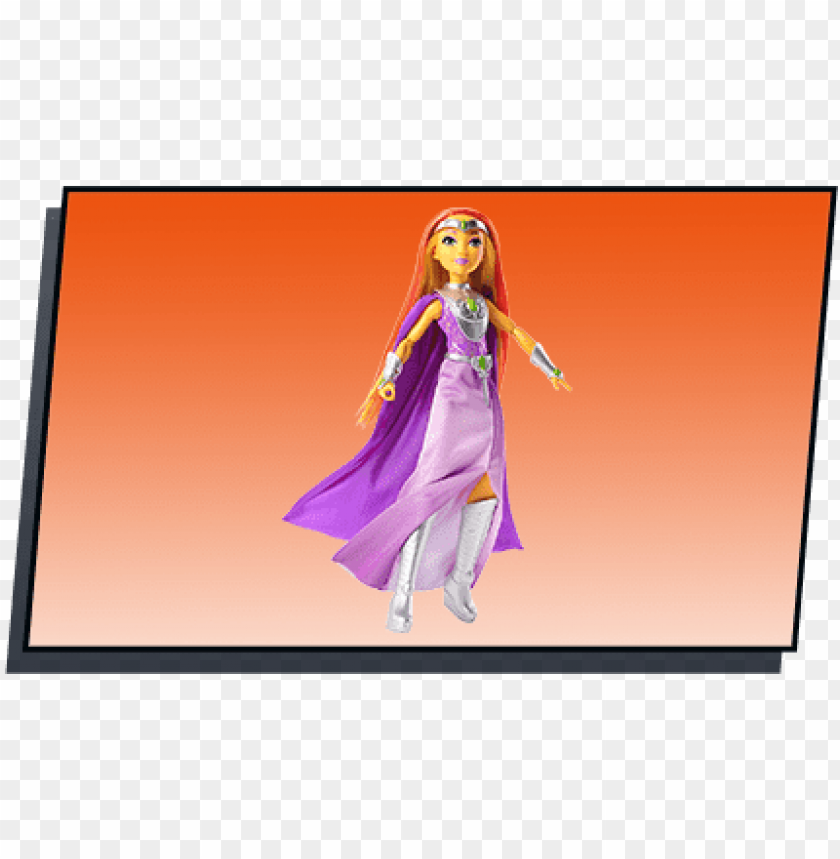 bambola di starfire intergalactic gala della linea dc comics super hero girls intergalactic gala starfire png image with transparent background toppng toppng