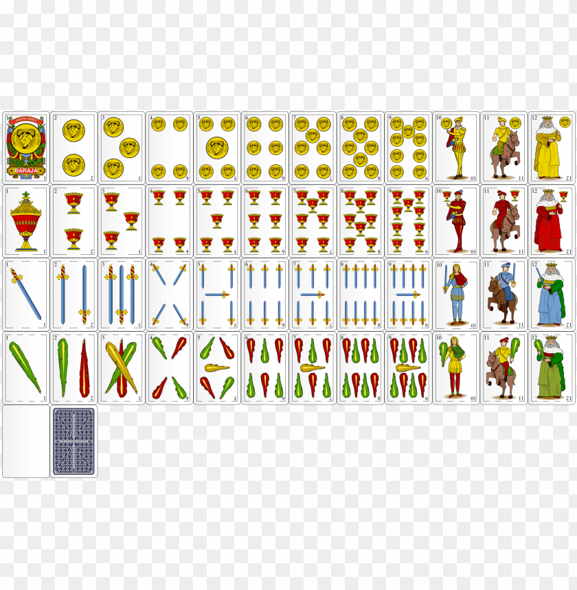 Free download | HD PNG baraja española completa PNG transparent with ...
