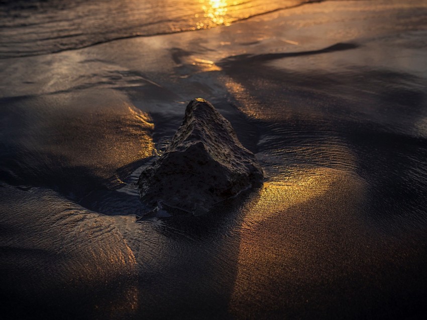 Free download | HD PNG beach stones sunset water gleam 4k wallpaper ...