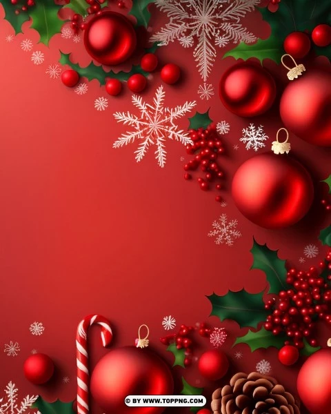 Free download | HD PNG beautiful red christmas banner background ...