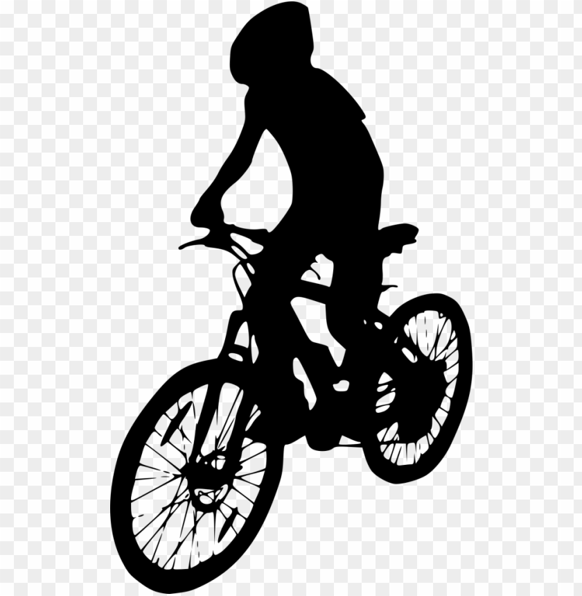 Silhouette Bicycle cutout PNG & clipart images | TOPpng