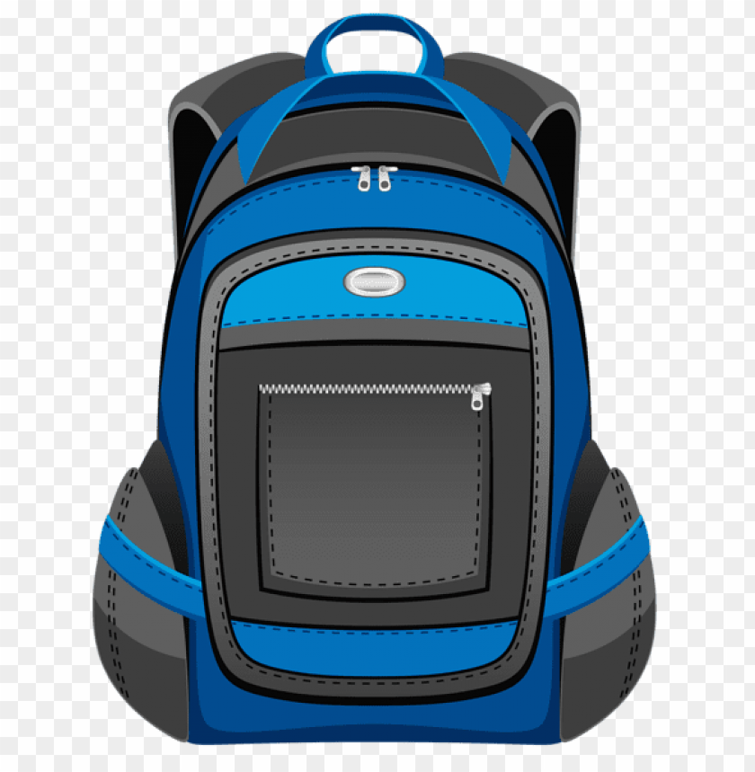 Free download | HD PNG black and blue backpack png vector clipart png ...