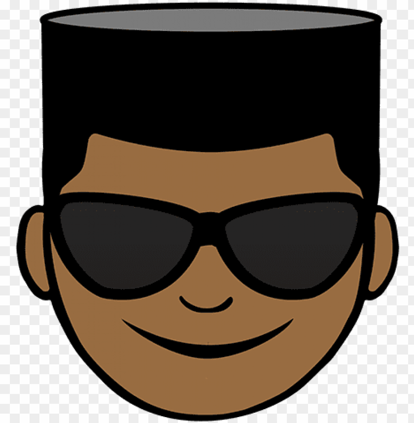 Free download | HD PNG black emoji with glasses PNG transparent with ...