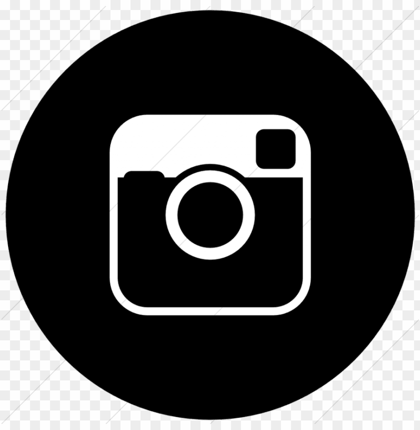Black Round Instagram Logo Png Image With Transparent Background