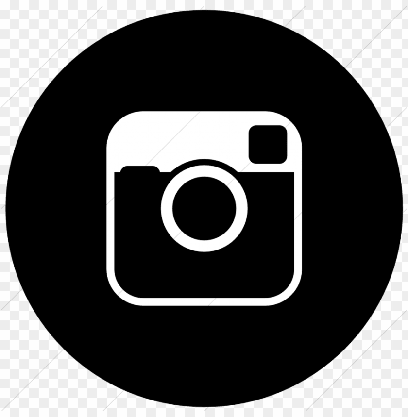 Instagram Logo Black And White Round