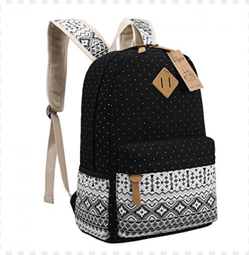 Free download HD PNG black school bags for high school girls PNG image with transparent