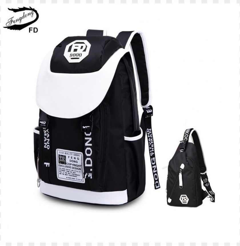 Black School Bags For High School Girls Png Image With Transparent