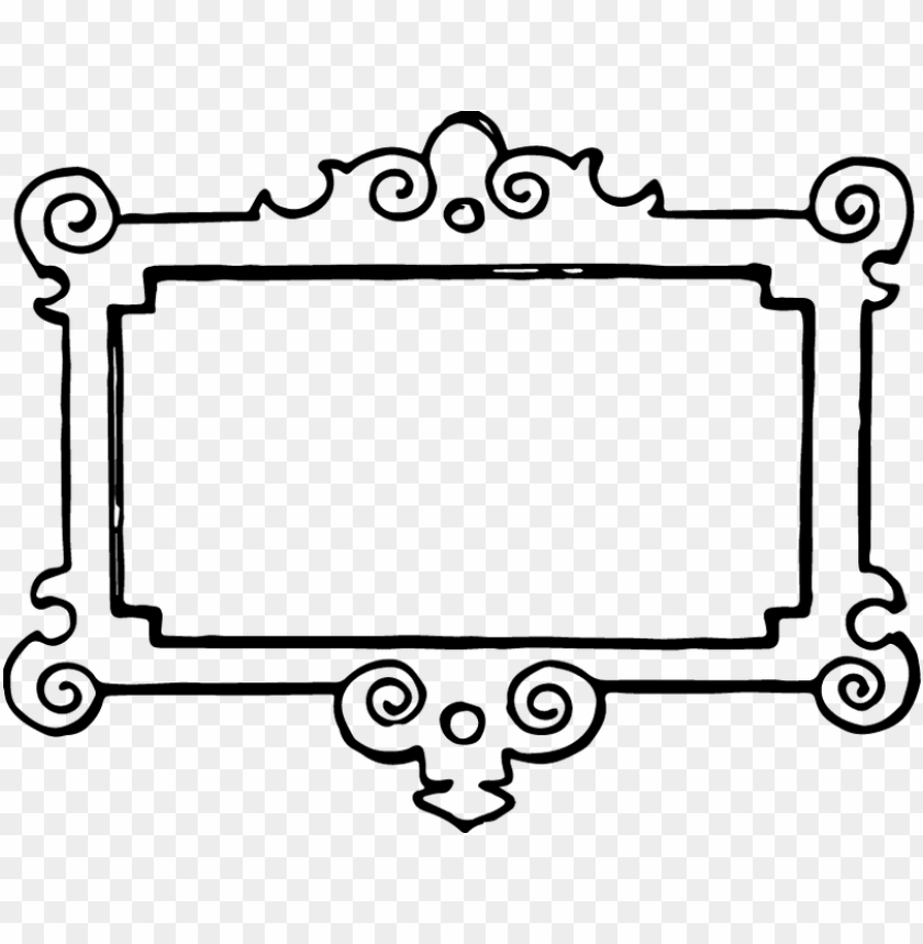 Free download HD PNG black white frames frameswalls org clip art