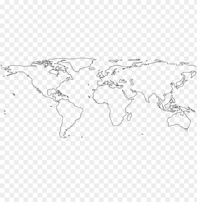 Download Blank Color World Map Png Png Free Png Images Toppng