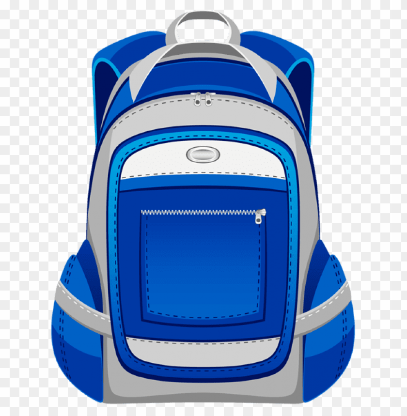 Free download HD PNG blue and grey backpack png vector clipart png