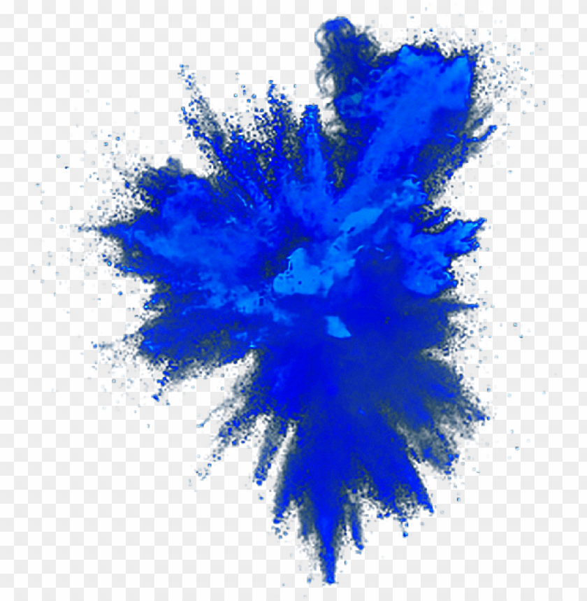 Free download | HD PNG blue explosion powder blue powder explosion PNG ...