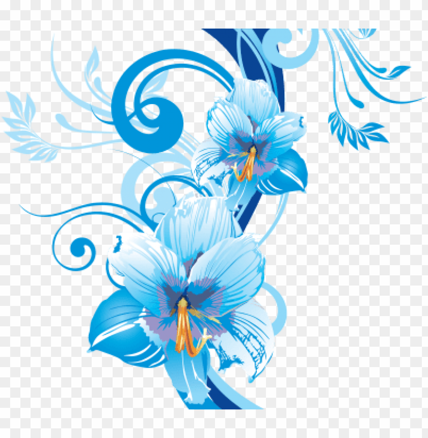 Flower Vector Background Hd Png - Download Poster