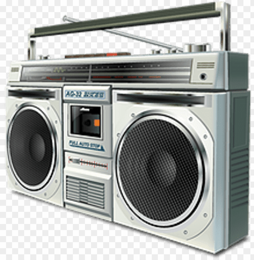Download boombox clipart transparent background ghetto blaster
