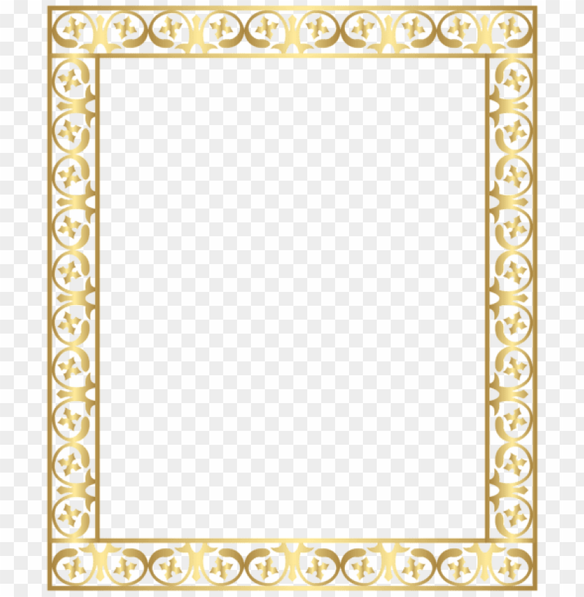 Free download | HD PNG border frame gold clipart png photo - 46044 | TOPpng