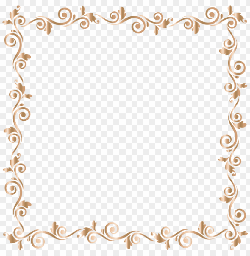 Free download | HD PNG border frame gold clipart png photo - 46167 | TOPpng