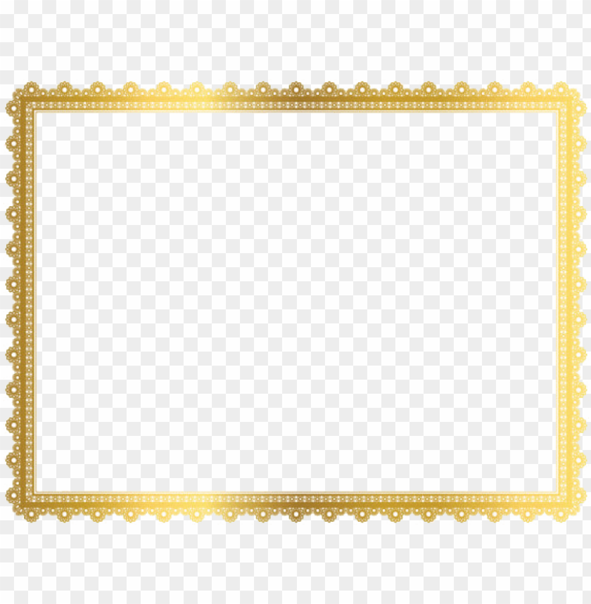 Border Golden Frame Png Image With Transparent Background Toppng