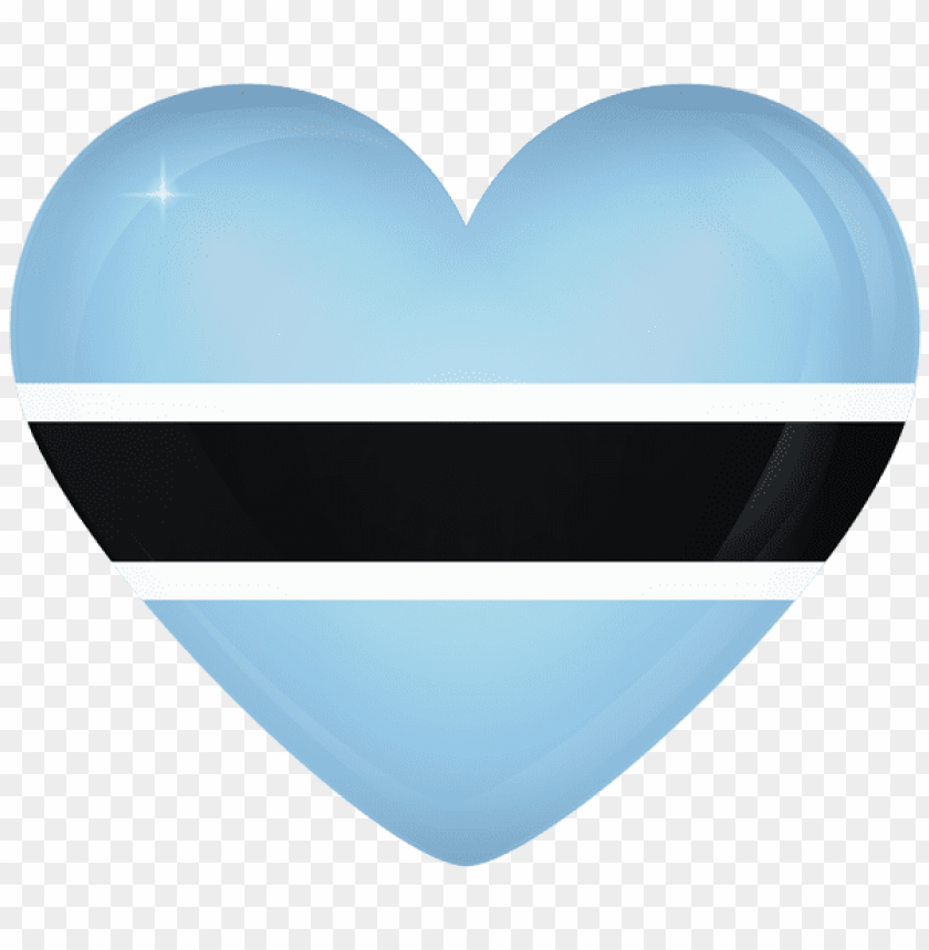 Free download | HD PNG botswana large heart flag clipart png photo