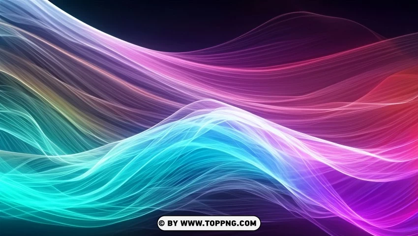 Free download | HD PNG bright abstract wave lines in motion 4k ...