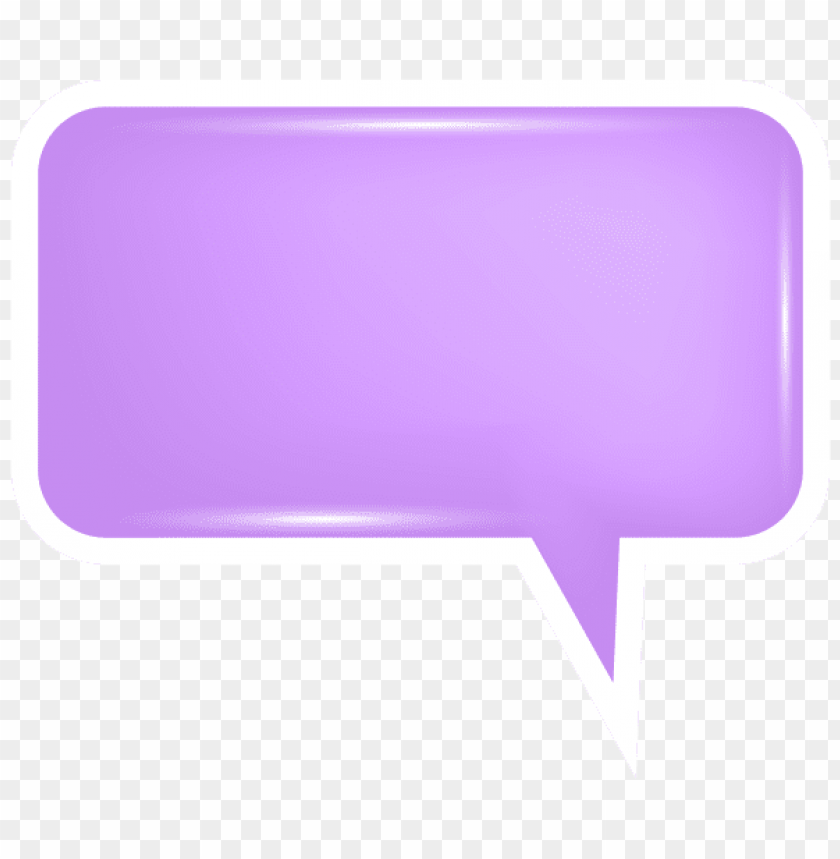 speech bubble logo purple